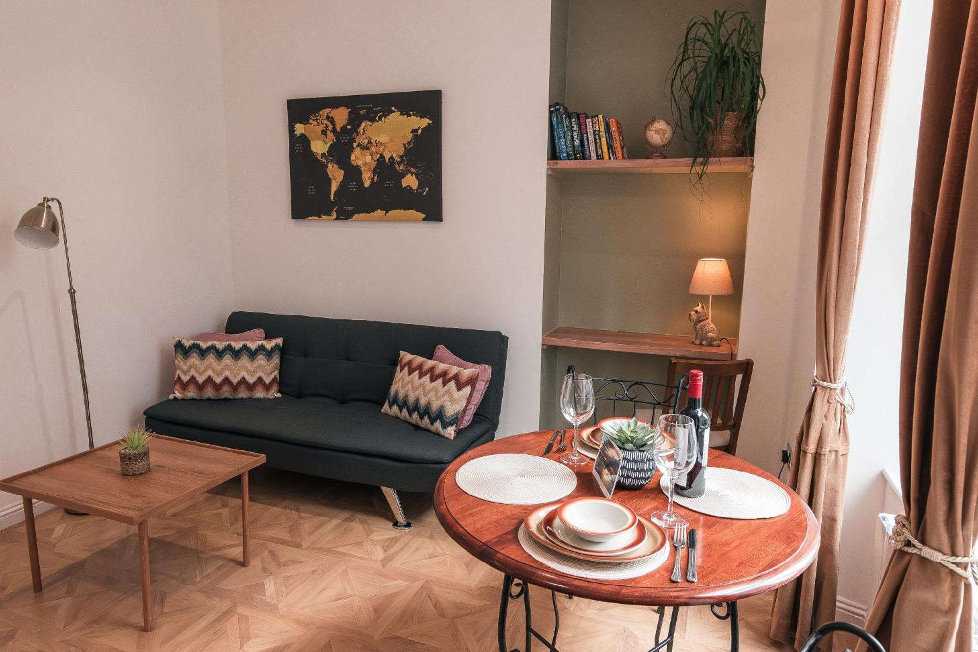 Modern Apartment In Aberdeen City Centre, Guild Street, Free Wifi Exteriör bild